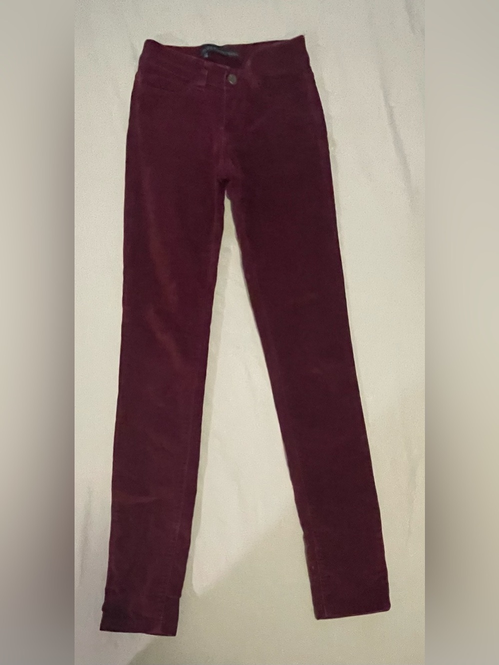 Abercrombie & Fitch Maroon Skinny Corduroy Jeans
